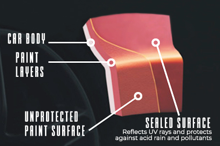 mastic de voiture avantages infographique