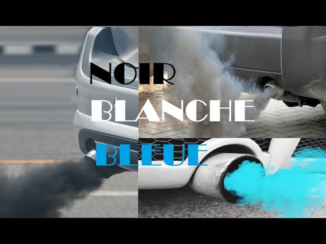 Fumée à L'échappement (Noir / Blanche / Bleue) - YouTube