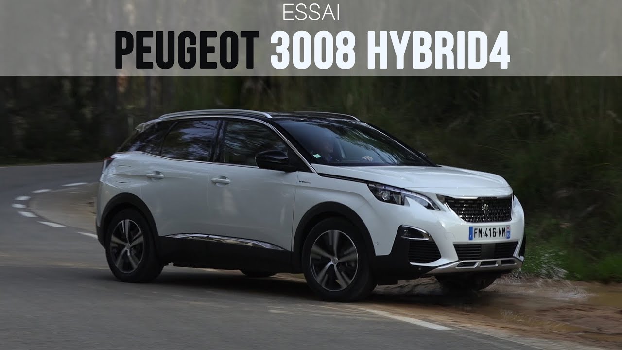 Essai Peugeot 3008 HYbrid4 GT (2020) - YouTube